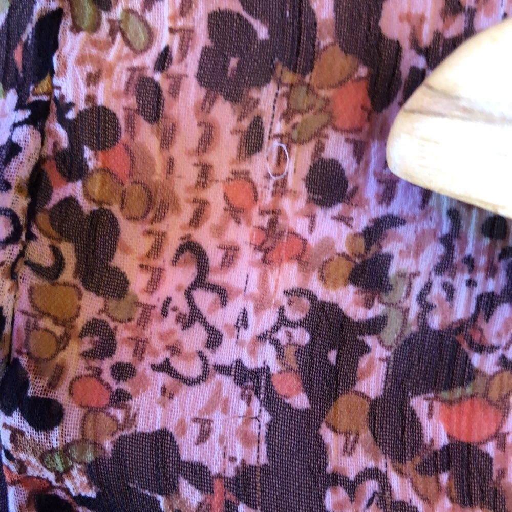 Printed Ruffled Dress Top - Picture 5 of 6